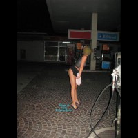 Pic #9 At The Petrol Station...