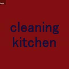 Cleaning Kitchen