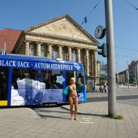 Pic #5 The Last Sunny Days - Blonde, Public Exhibitionist, Public Place, Big Tits, Flashing