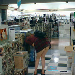 Pic #7 Such a Flower - Natural and Beautiful - Big Tits, Brunette, Flashing, Public Exhibitionist, Public Place