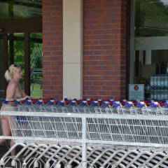 Pic #6 Gorgona - Big Tits, Blonde, Public Exhibitionist, Public Place