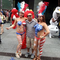 Pic #2 Time Square Girls..... Ohh - Big Tits