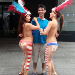 Pic #4 Time Square Girls..... Ohh - Big Tits