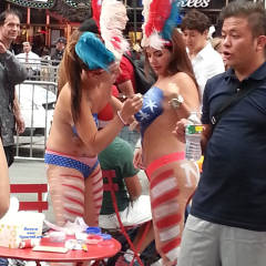 Pic #8 Time Square Girls..... Ohh - Big Tits
