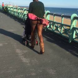 Pic #9 Artie Is Happy To Get Her Ass Out In Public - Flashing, Public Exhibitionist, Public Place