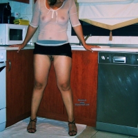 Pic #1 Upskirt! - Brunette, Big Ass, Dressed