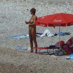 Pic #3 My First Only FKK Contri  - Nude Girls, Big Tits, Outdoors, Beach Voyeur