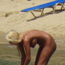 Pic #8 My First Only FKK Contri  - Nude Girls, Big Tits, Outdoors, Beach Voyeur