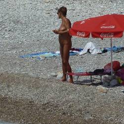 Pic #5 My First Only FKK Contri  - Nude Girls, Big Tits, Outdoors, Beach Voyeur