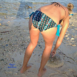 Pic #3 Nice Ass Catching Some Rays - Outdoors, Bikini Voyeur, Beach Voyeur