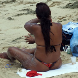 Pic #2 Summer In Janga Beach, Brazil - Beach, Brunette, Outdoors, Bikini Voyeur, Beach Voyeur