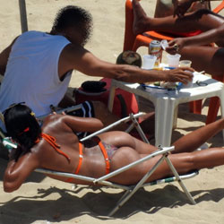 Pic #5 Delicious Asses From Recife City, Brazil - Beach, Brunette, Outdoors, Bikini Voyeur, Beach Voyeur