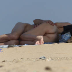 Pic #2 At The Beach With No Shame - Beach, Big Tits, Outdoors, Beach Voyeur