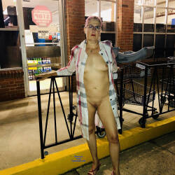 Pic #2 Fun Night - Nude Wives, Big Tits, Public Exhibitionist, Flashing, Outdoors, Public Place, Shaved, Amateur