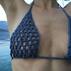 Pic #1 Naked On A Rock - Nude Girls, Brunette, Outdoors, Amateur