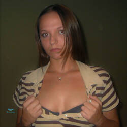 Pic #5 Attempting To Entice - Brunette, See Through, Bush Or Hairy, Amateur, Medium Tits