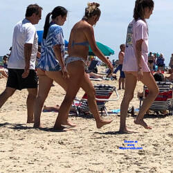 Pic #3 Just out of the water - Amateur, Beautiful Ass, Big Nipples, Big Tits, Bikini Voyeur