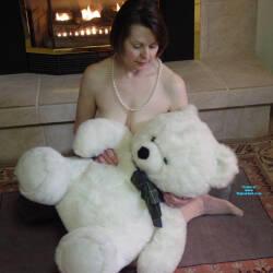 Pic #7 Bare warming at the fireplace - Amateur, Brunette, Mature, Mature Ass, Mature Pussy, Medium Tits, Natural Tits, Nude Amateurs, Nude Wives, Pussy, Pussy Hair, Trimmed Pussy, Wives In Lingerie