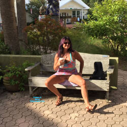 Pic #6 Weekend getaways  - Amateur, Bent Over, Big Ass, Big Tits, Brunette, Close-ups, High Heels Amateurs, Outdoors, Plump Pussy, Pussy, Shaved, Upskirt Ass, Upskirt Pussy, Wives In Lingerie, Tattoos