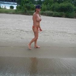 Pic #3 Naked on the Beach