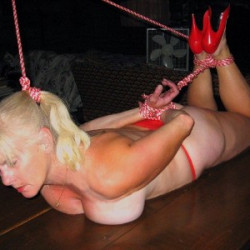 Pic #2 more of me tied up