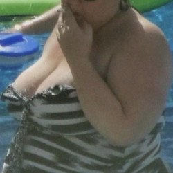Pic #2 Showing off the girls at the pool