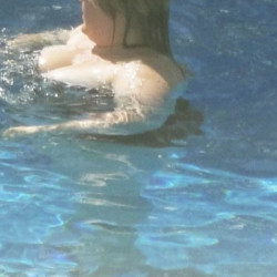 Pic #3 Showing off the girls at the pool