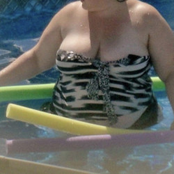 Pic #4 Showing off the girls at the pool
