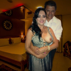 Pic #3 My beautiful wife's boobs nowadays