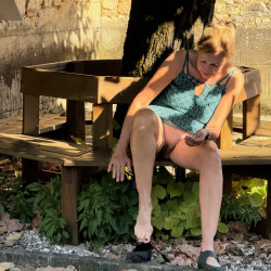 Pic #8 Resting next to the village church in a small French town