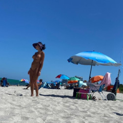 Pic #2 Big Boobed Milf and Friends at Haulover Beach