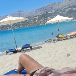 Pic #5 Wife at the beach